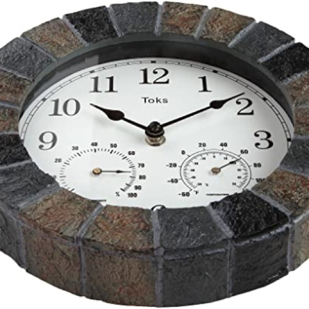 Lily's Home Slate Hanging Wall Clock - Picture 7 of 16